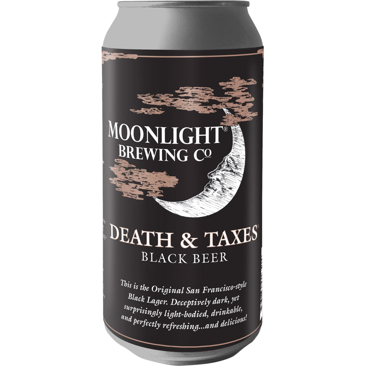Death & Taxes Black Beer can image