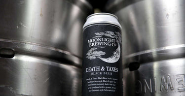 Can of Death & Taxes beer from Moonlight Brewing Company by Ramin Rahimian for the San Francisco Chronicle